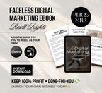 PLR/MRR Faceless Marketing Ebook