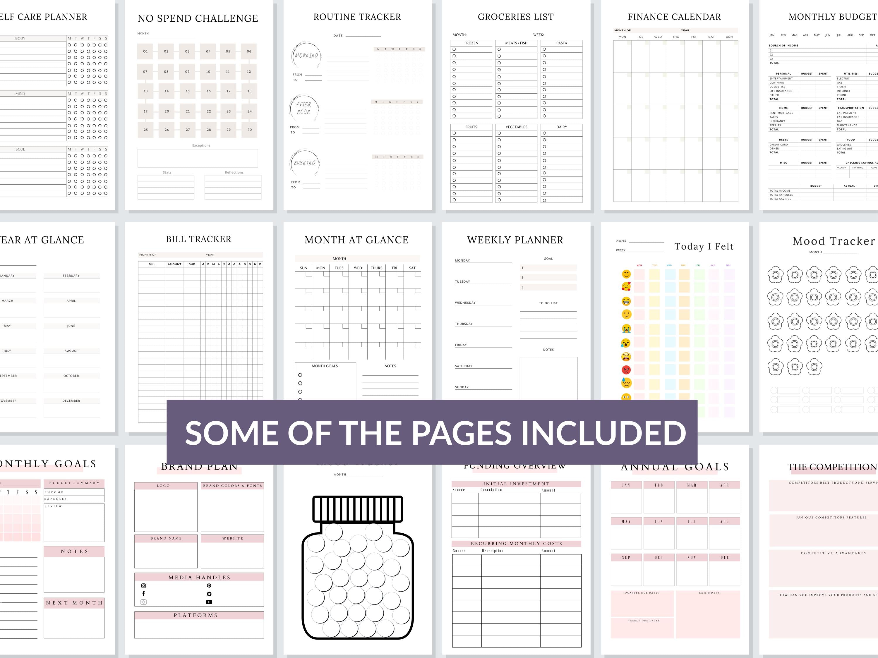 PLR/MRR 7,500+ Pages Digital Planners & Journals