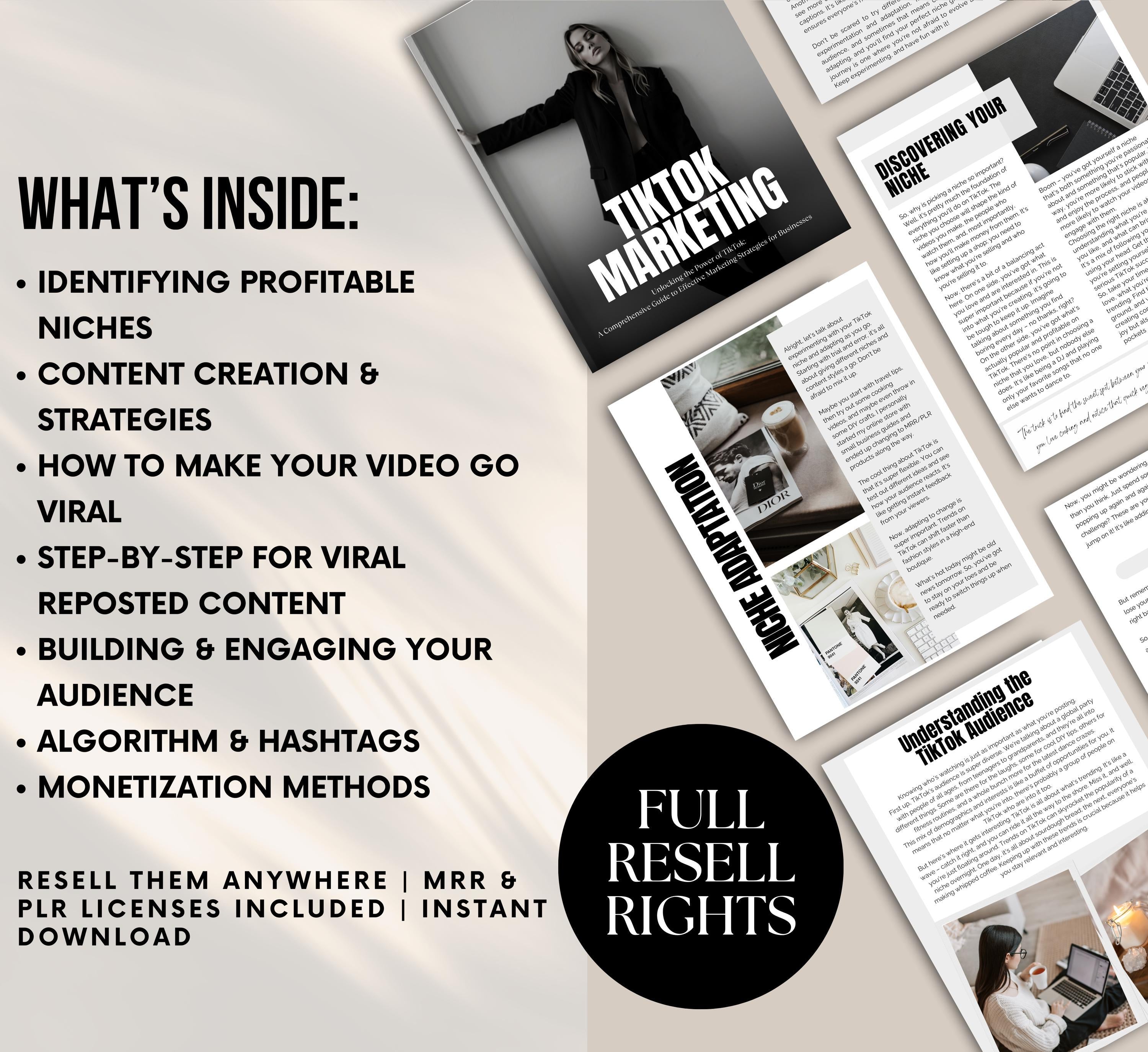 PLR/MRR TikTok Digital Marketing Guide
