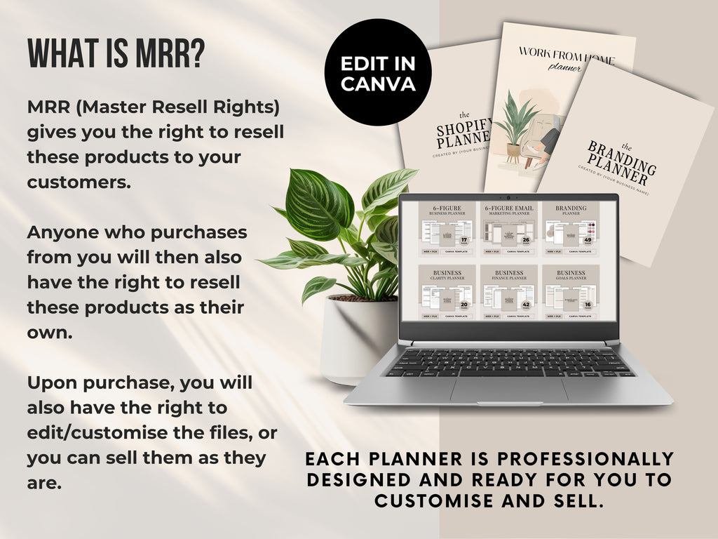 PLR/MRR 55 Business & Career Planner Bundle