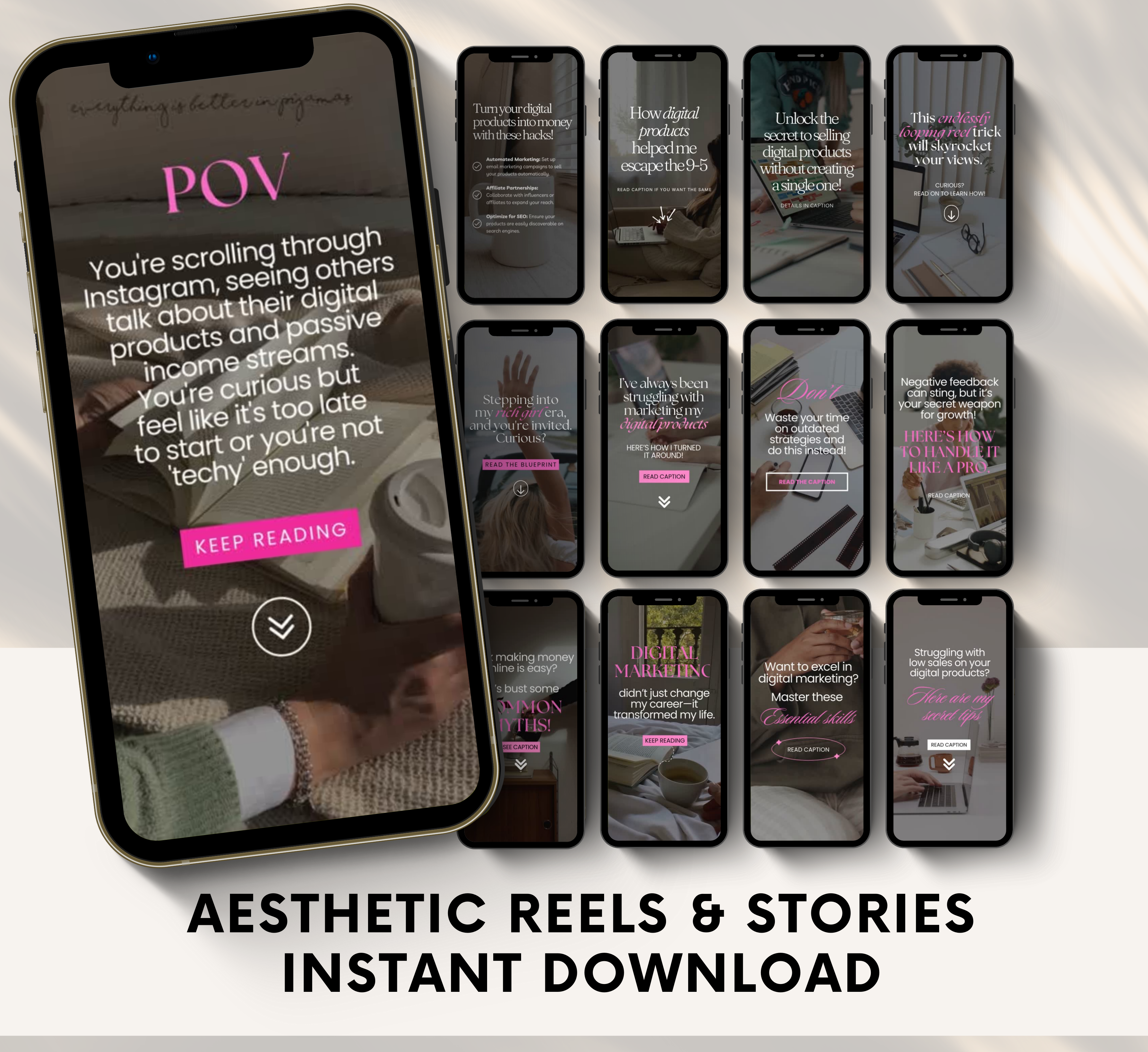 PLR/MRR 80 Digital Marketing Reels