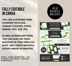 PLR/MRR 10 Etsy Shop Banner Templates