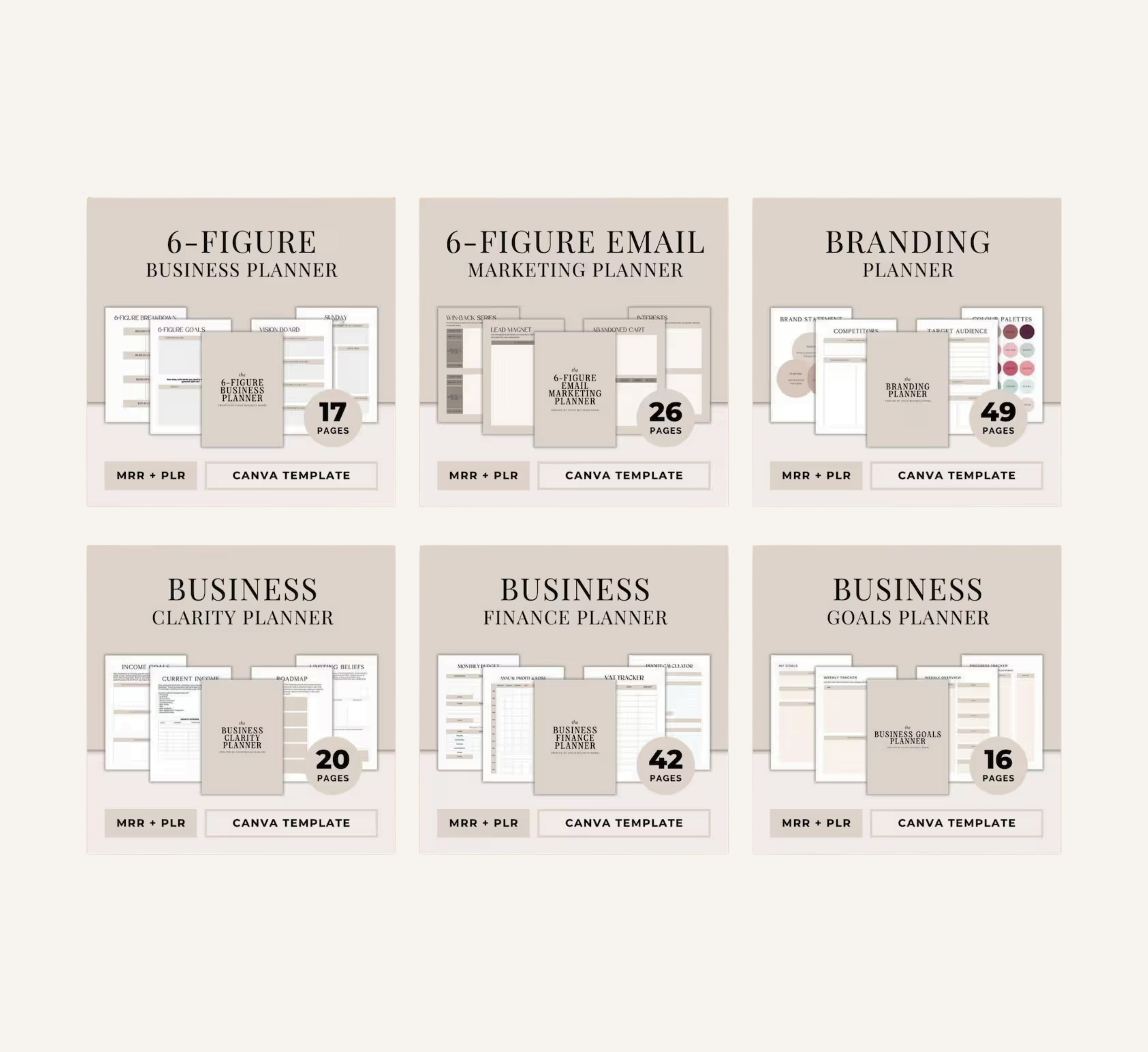 PLR/MRR 55 Business & Career Planner Bundle