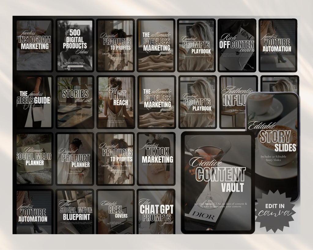 Start A Faceless Digital Product Business - Starter Kit