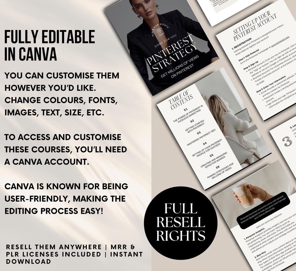 PLR/MRR Pinterest Marketing Ebook