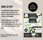 PLR/MRR 10 Etsy Shop Banner Templates