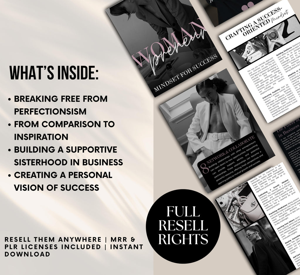 PLR/MRR Womanpreneur Success Ebook Guide
