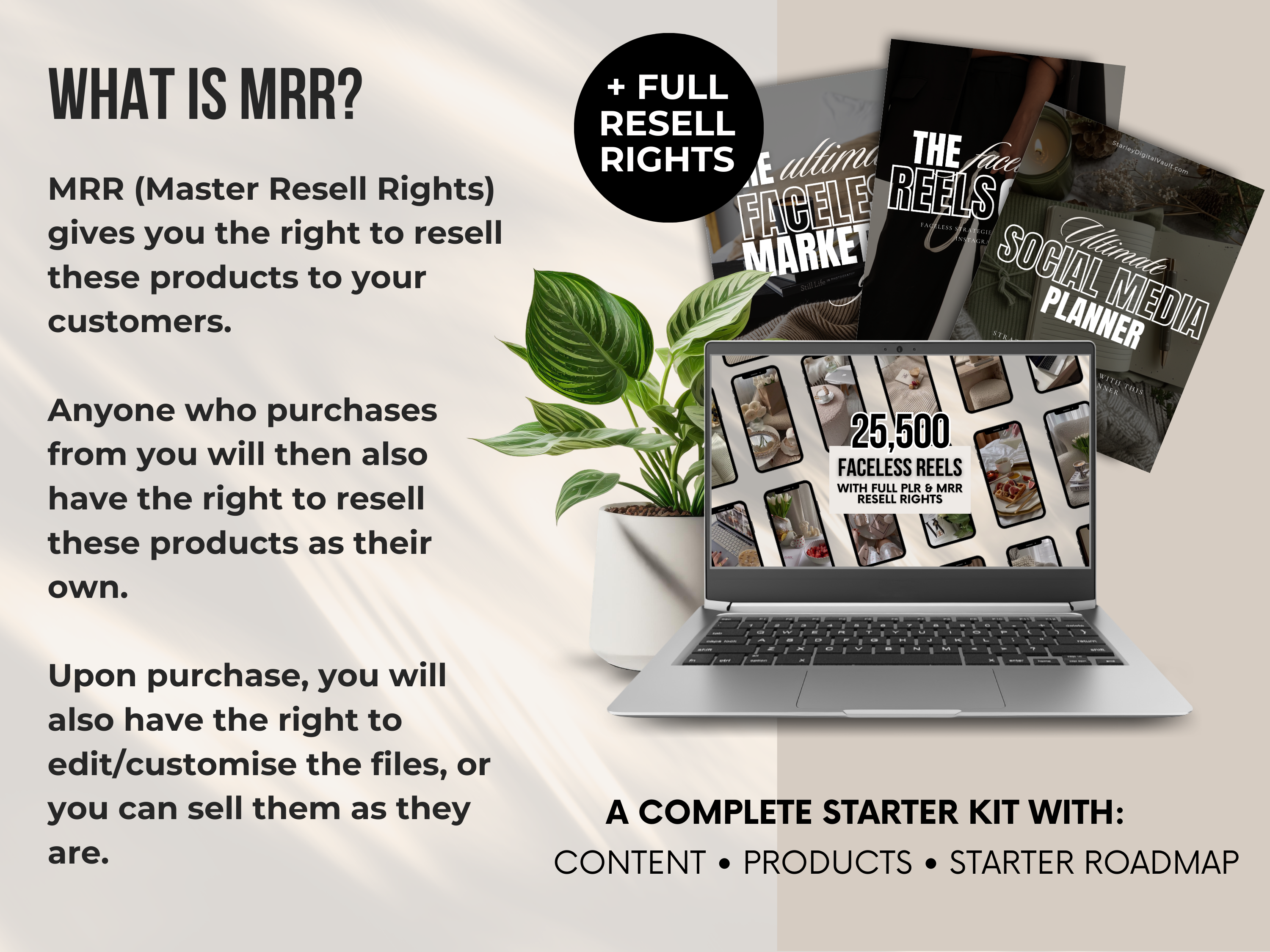 Start A Faceless Digital Product Business - Starter Kit