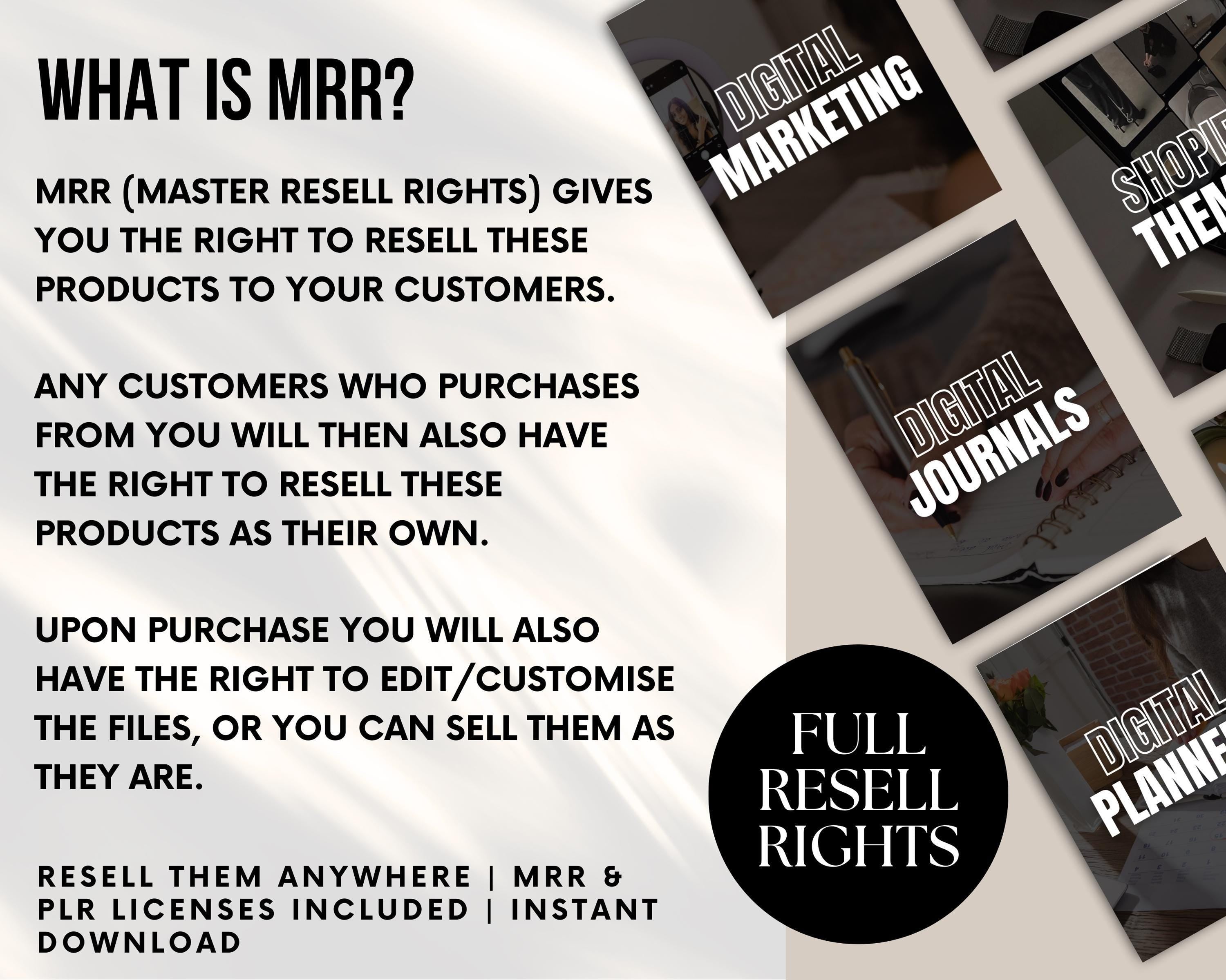 PLR/MRR 1000s Products Digital Product Vault