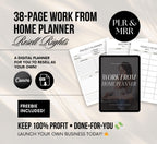 PLR/MRR Work From Home Digital Planner