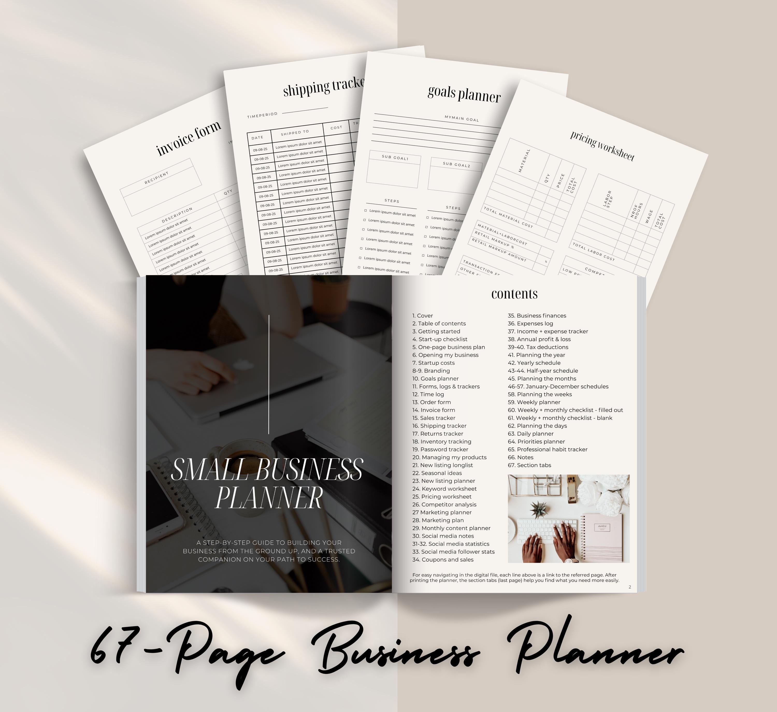 PLR/MRR Small Business Planner