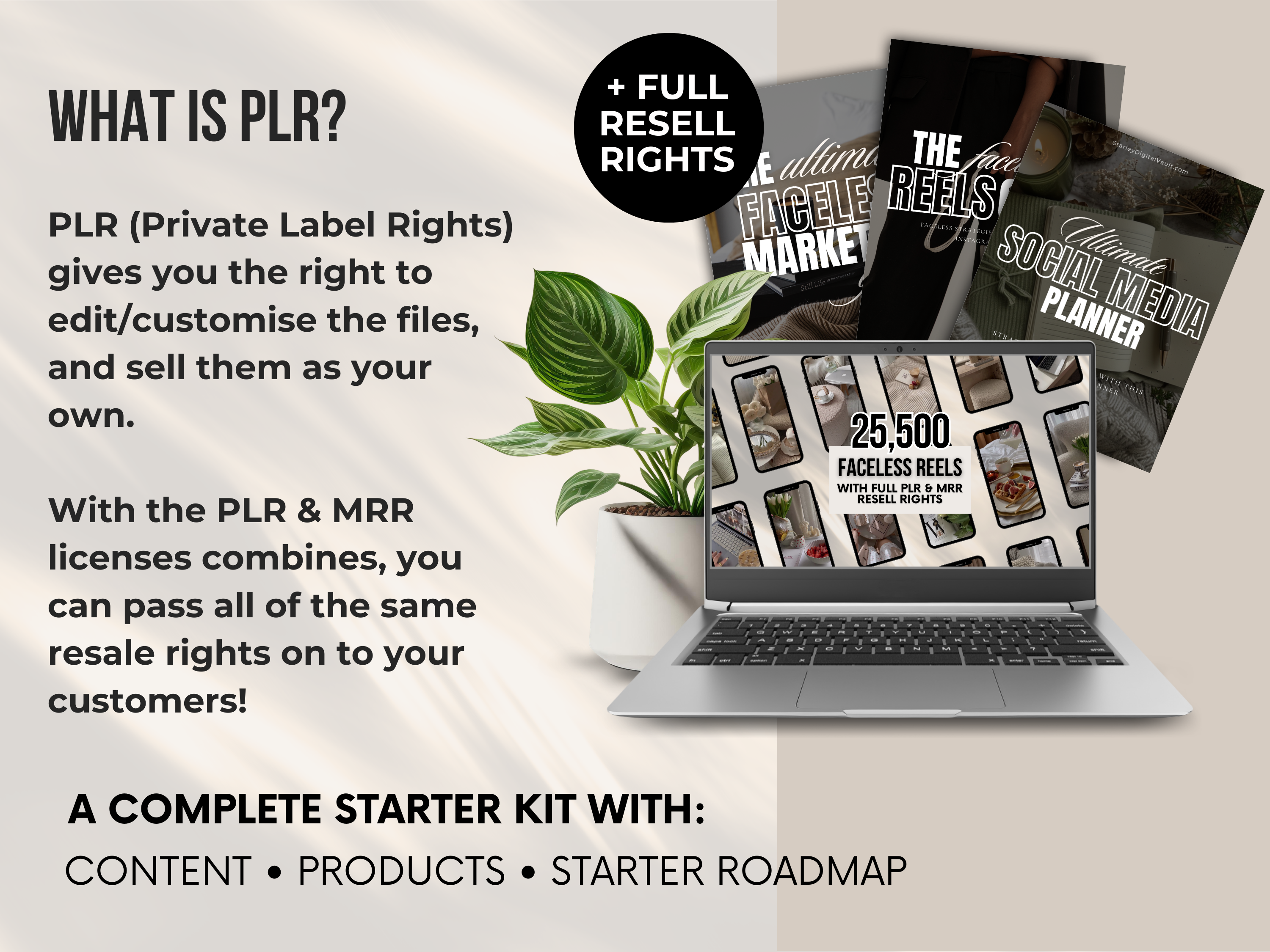 Start A Faceless Digital Product Business - Starter Kit