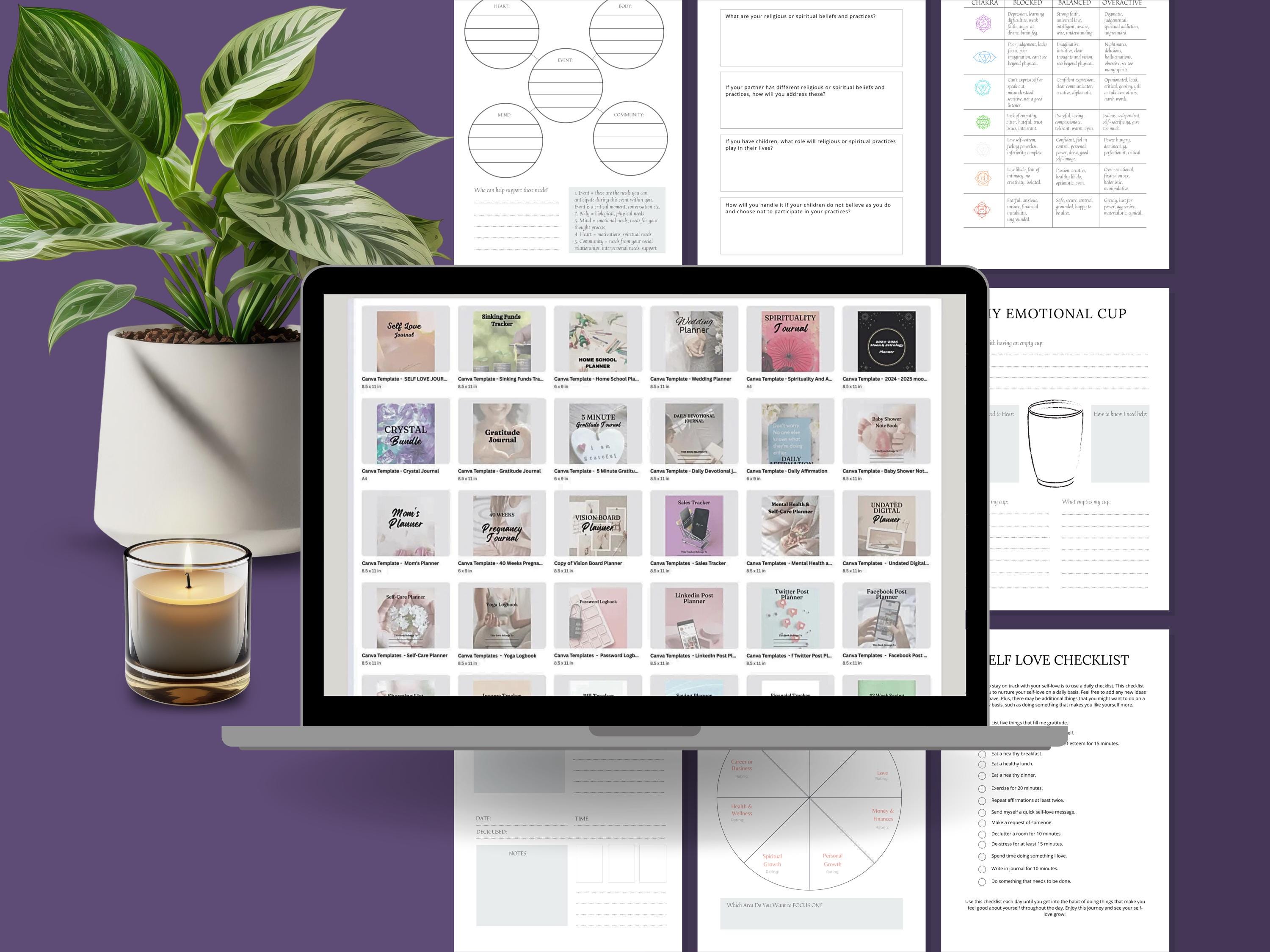 PLR/MRR 7,500 Pages Digital Planners & Journals