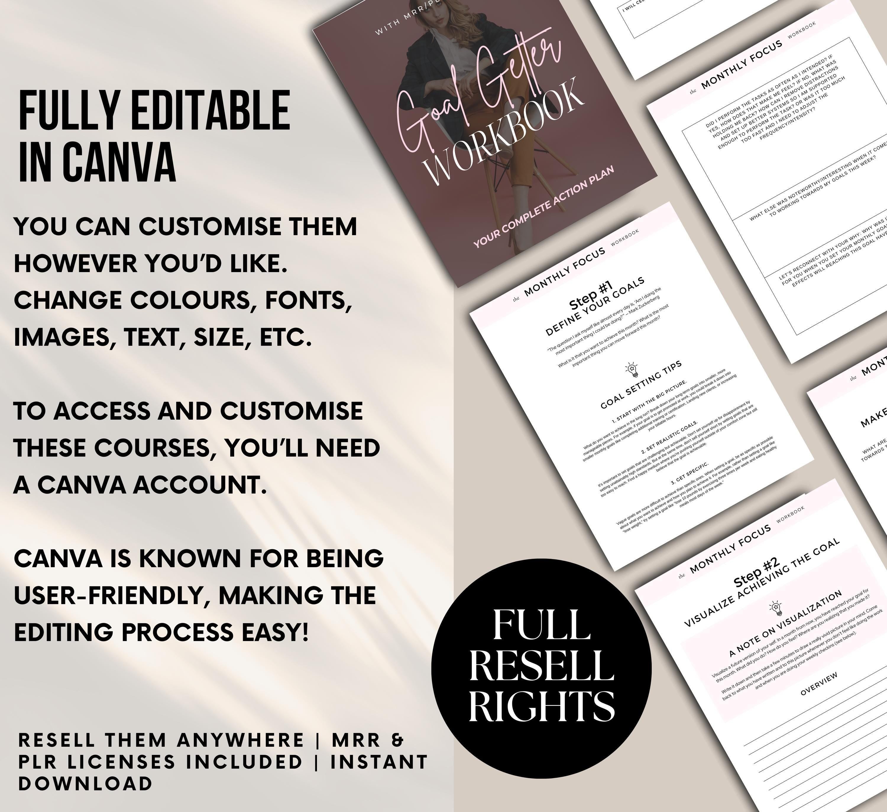 PLR/MRR Goal Getter Workbook