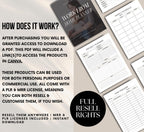 PLR/MRR Work From Home Digital Planner