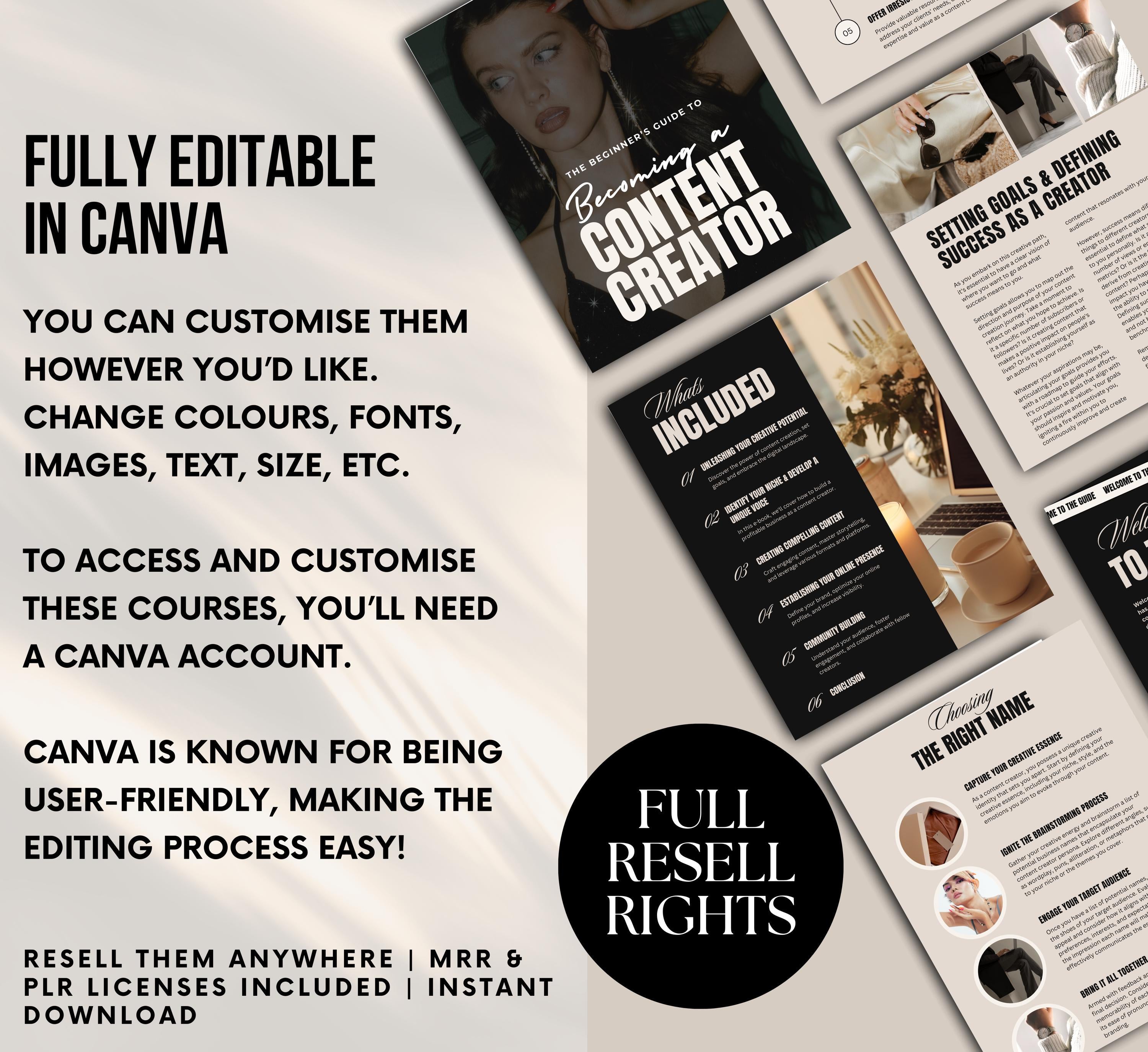 PLR/MRR Content Creator Ebook Guide