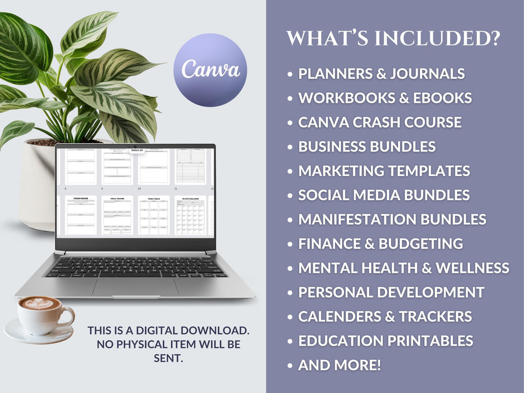 PLR/MRR 7,500+ Pages Digital Planners & Journals