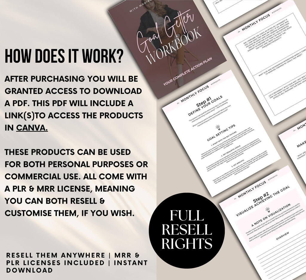 PLR/MRR Goal Getter Workbook