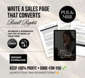 PLR/MRR Sales Page Ebook Guide