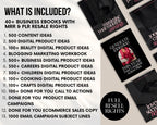 PLR/MRR Huge 50+ Business Ebooks Bundle