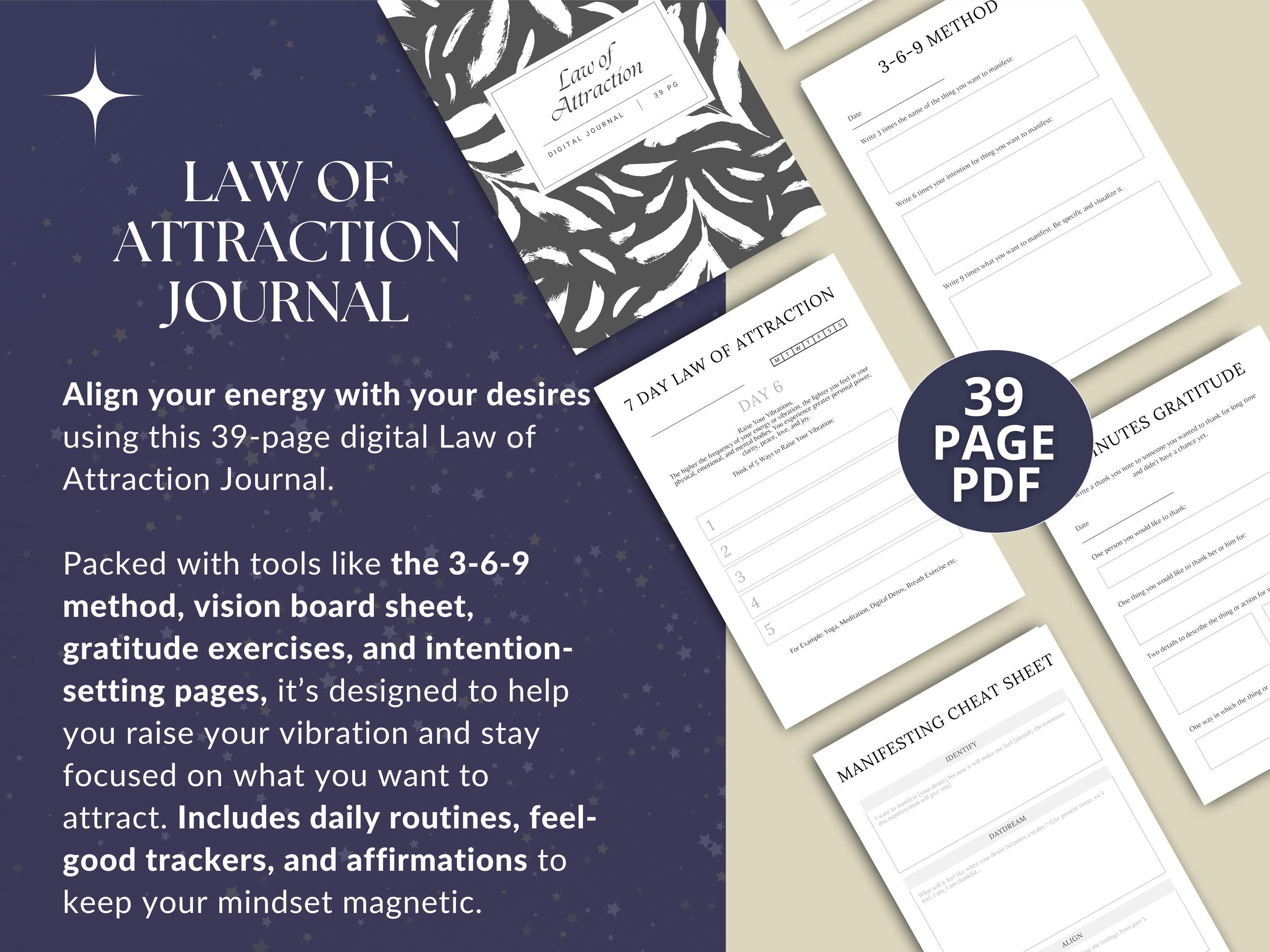 PLR/MRR Law of Attraction Journal