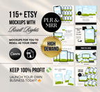 PLR/MRR 115+ Etsy Listing Mockups Canva Template Bundle