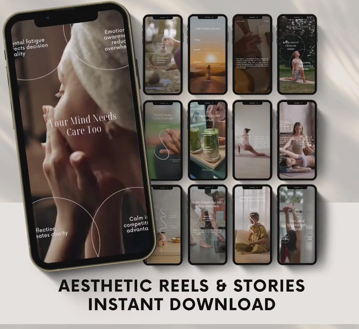 PLR/MRR 750 Spiritual & Wellness Reels/Stories